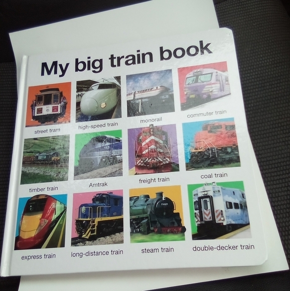 My Big Train Book Large Board Book Trains - Picture 1 of 3